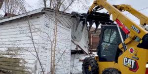 Demolition services- garage tear down
